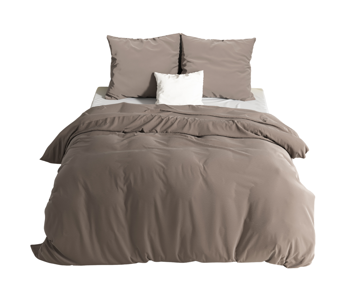 Flanel-Bettwäsche - Mendez Taupe