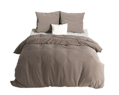 Flanel-Bettwäsche - Mendez Taupe