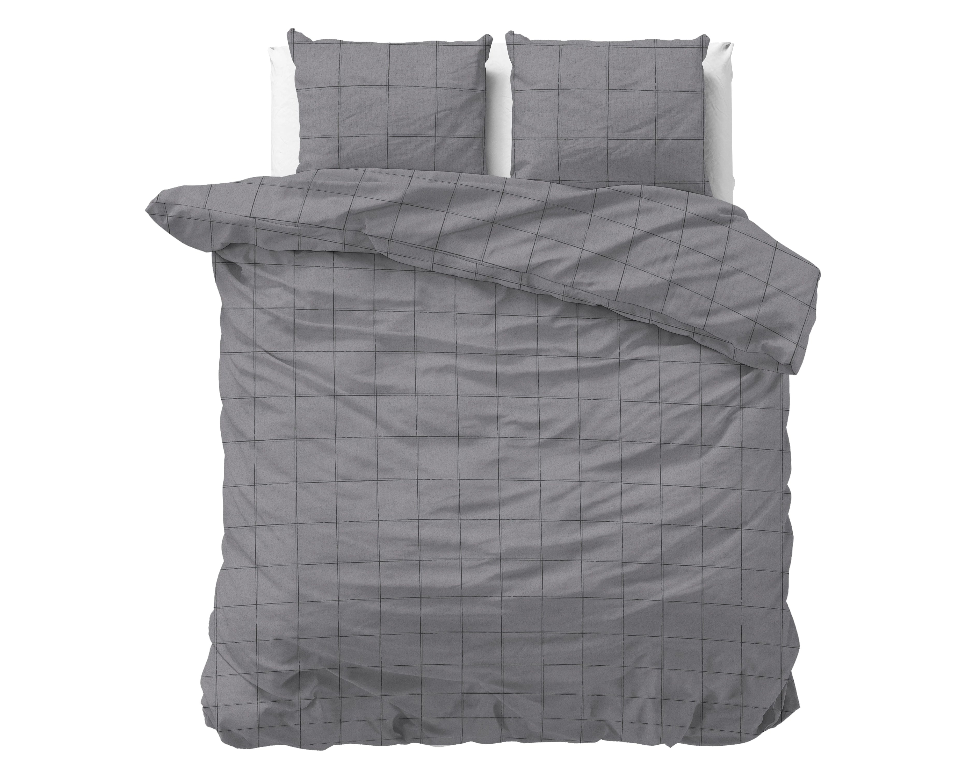 Flanel Tief Karom Grau 240 x 200/220