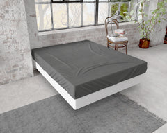 Flanel Premium Bettlaken Antraciet