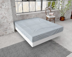 Flanell Premium Spannbettlaken Grau