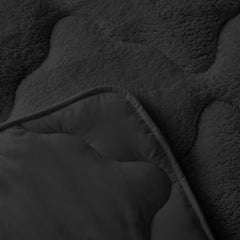 Faule All-in-One Daunendecke Teddy Anthrazit 140 x 200