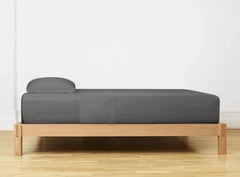 Flanell-Bettlaken Premium Anthrazit