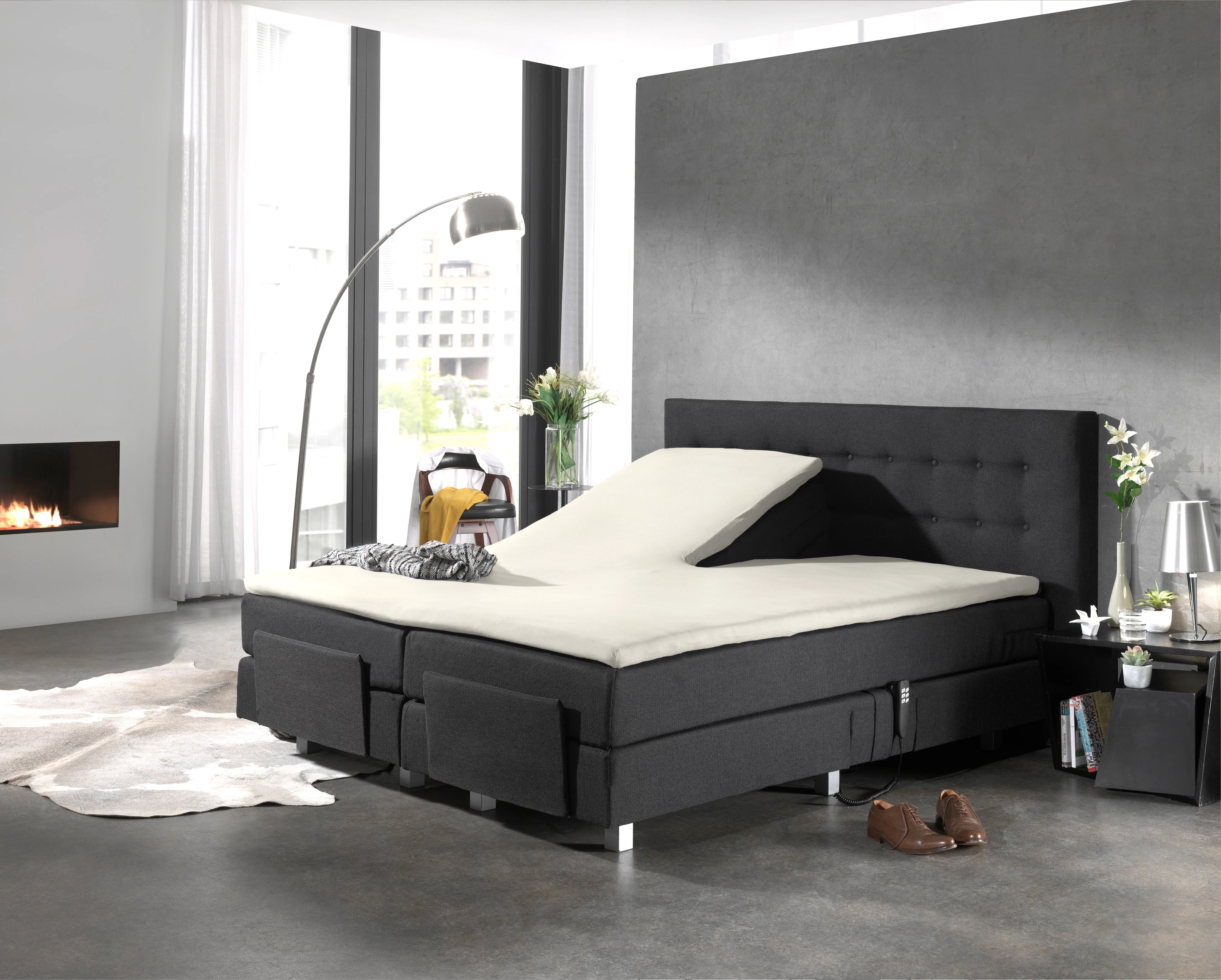 Splittopper Katoen Hoeslaken Creme