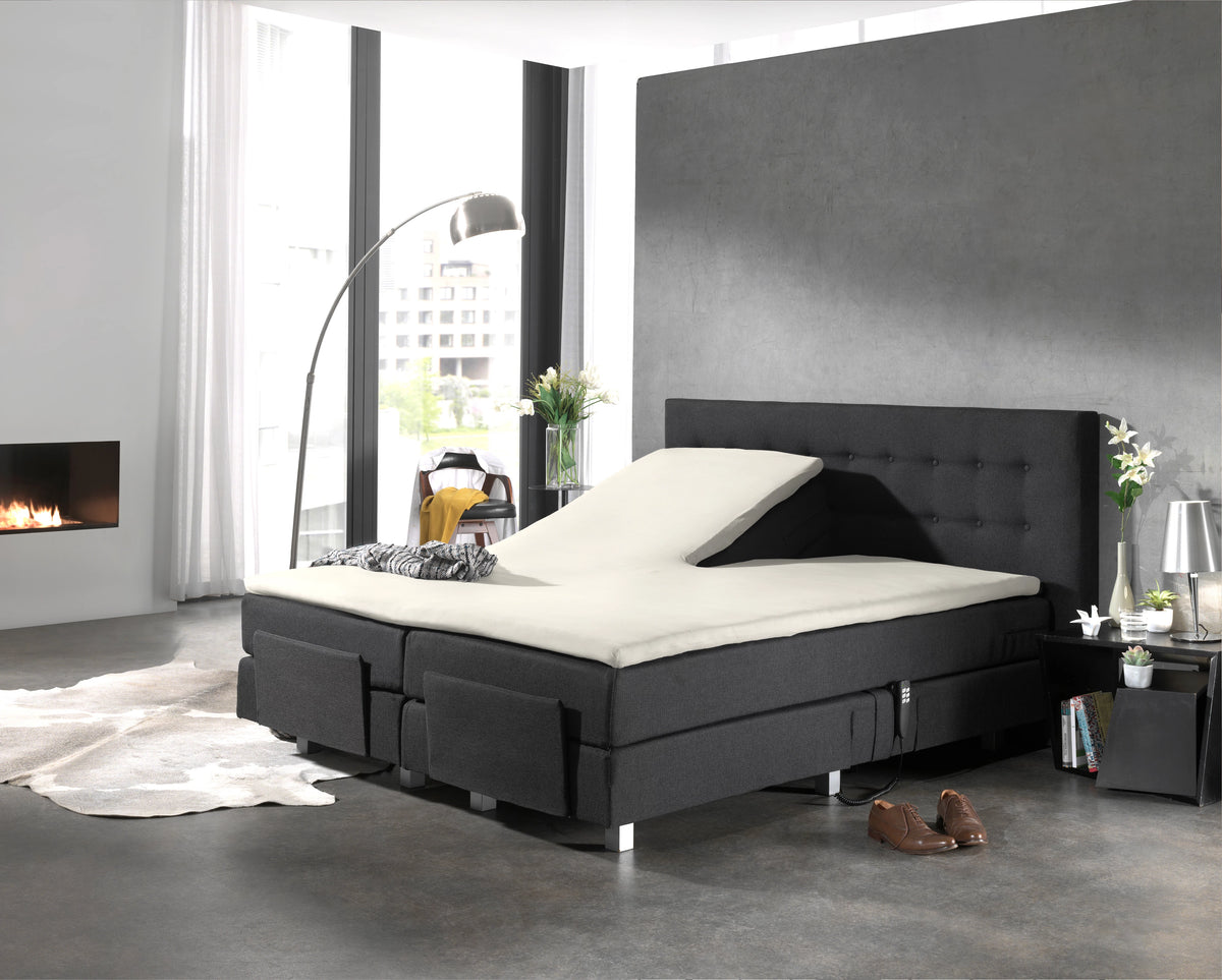 Splittopper Katoen Hoeslaken Creme