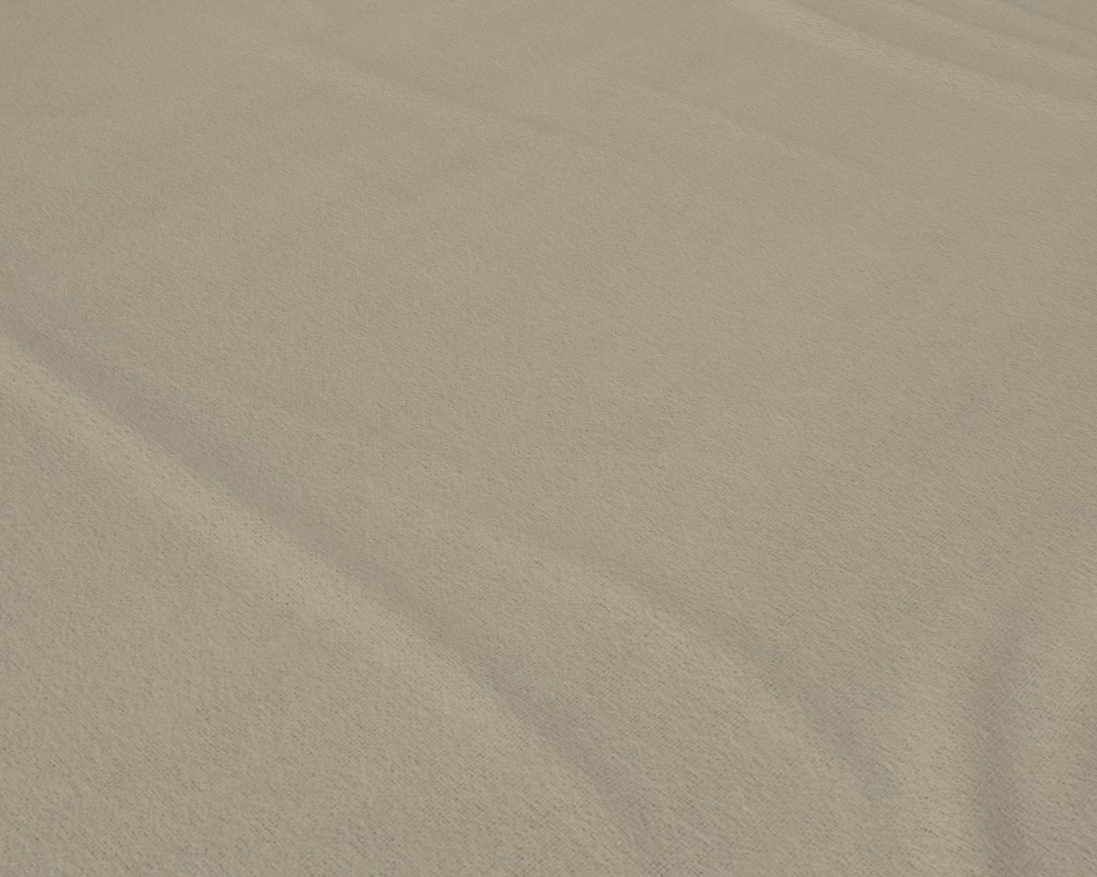 Flanell-Spannbettlaken - Taupe