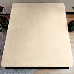 Teddy-Spannbettlaken – Taupe