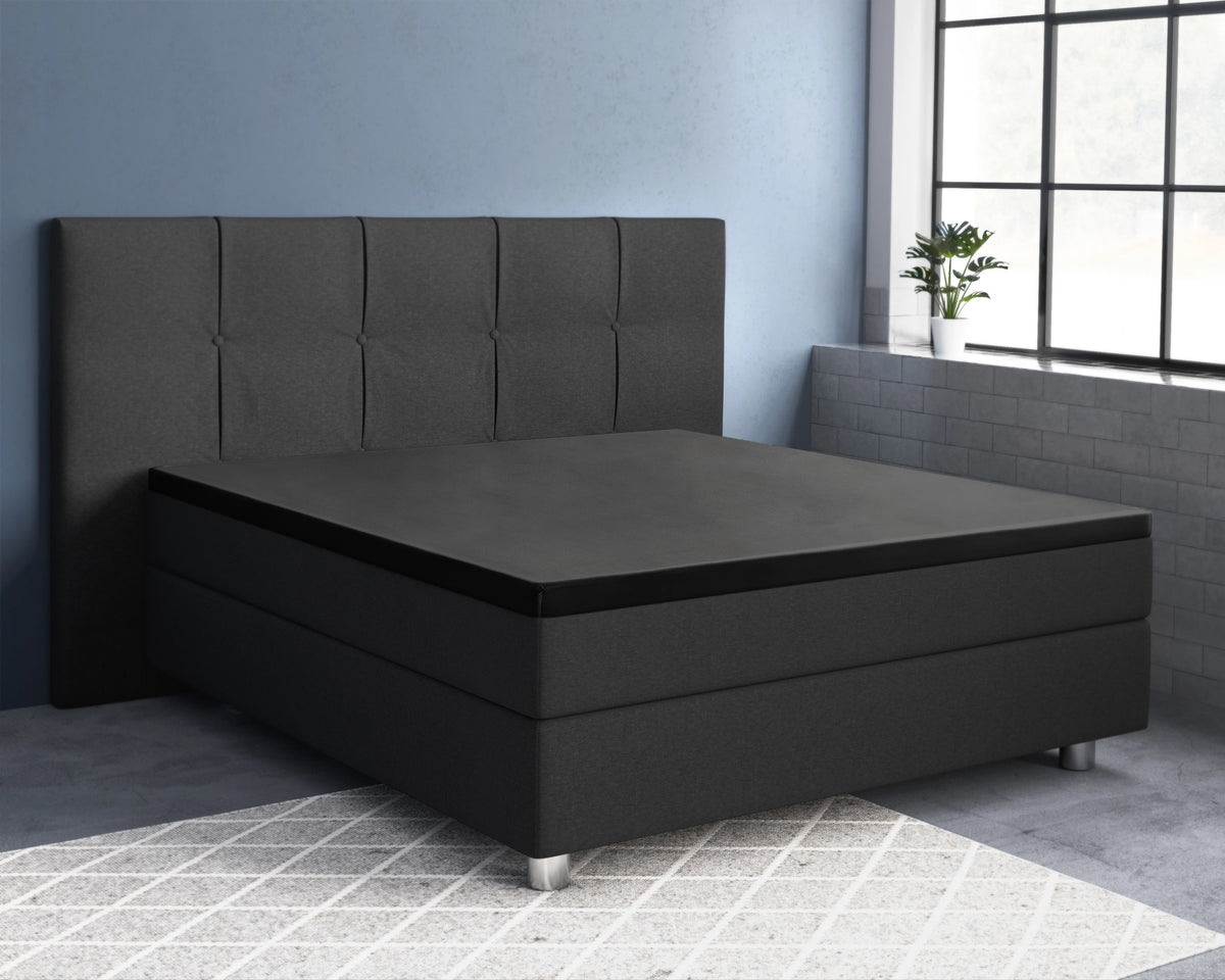 Topper Satin Fitted Sheet Black